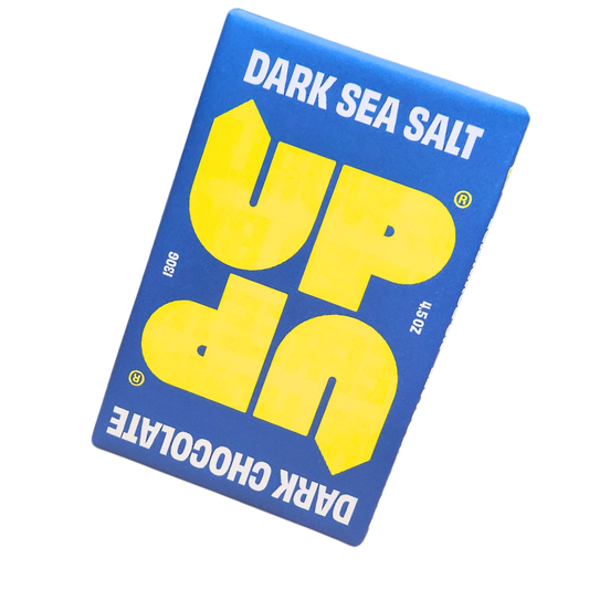 Up Up Chocolate Dark Sea Salt 130g